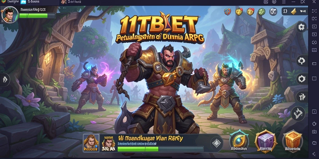 Tangkapan layar 11TBET menampilkan aksi pertarungan mendebarkan dalam dunia ARPG.