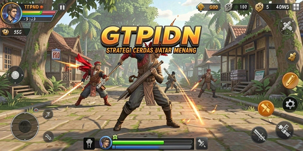 Tampilan gameplay menarik dari GTPIDN yang penuh strategi.
