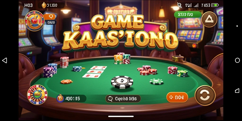 Screenshot utama H03 menampilkan gameplay Kasino yang seru dan interaktif.