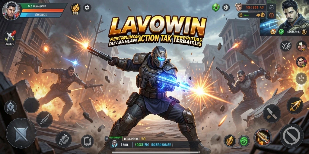 Tampilan gameplay seru dan mendebarkan dari LAVOWIN.