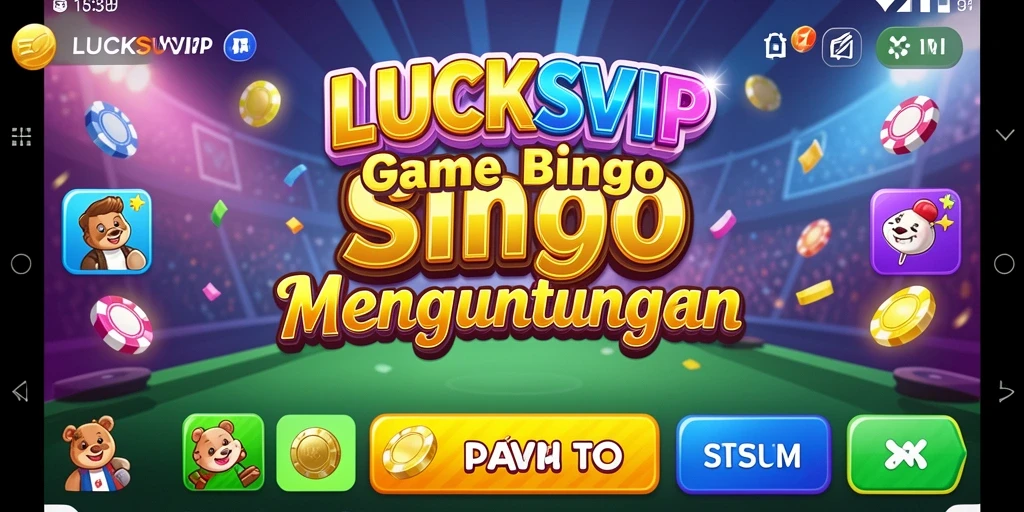 Tampilan gameplay Bingo seru di LUCKSVIP dengan interaksi pemain.