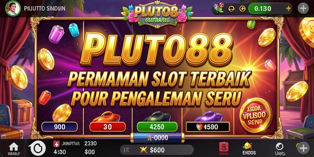 Tampilan gameplay seru dan interaktif di PLUTO88.