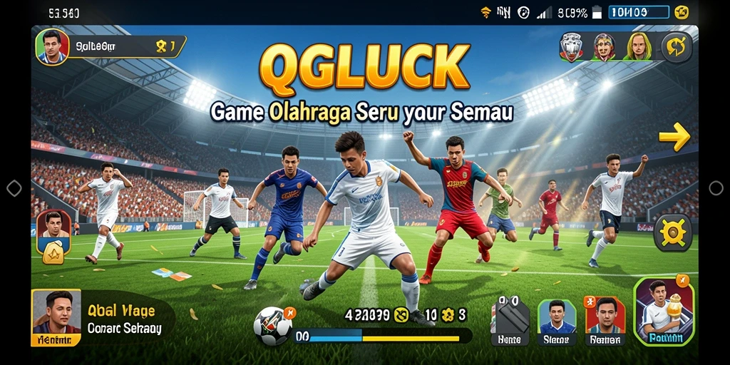 Tampilan gameplay QGLUCK yang menarik dan kompetitif.