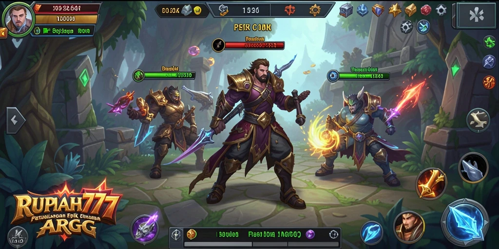 Tampilan gameplay seru dan mendebarkan dalam RUPIAH777.