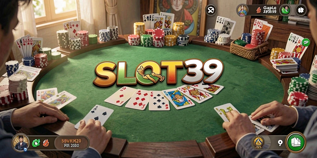 Tampilan gameplay menarik dari game Gaple SLOT39.